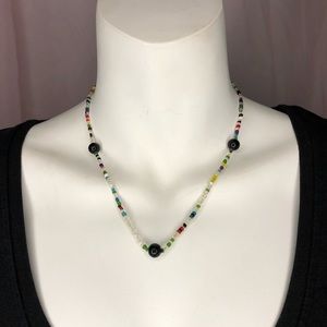 Vintage Czechoslovakian Glass Mardi Gras Beads
